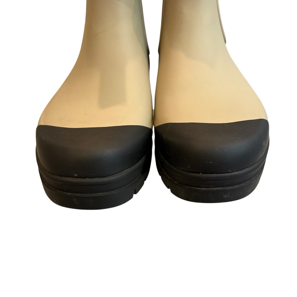 Everlane The Rain Boot Chelsea Chunky Rubber Ankle Rain Boots Sustainable, Sz 6 - Picture 9 of 14